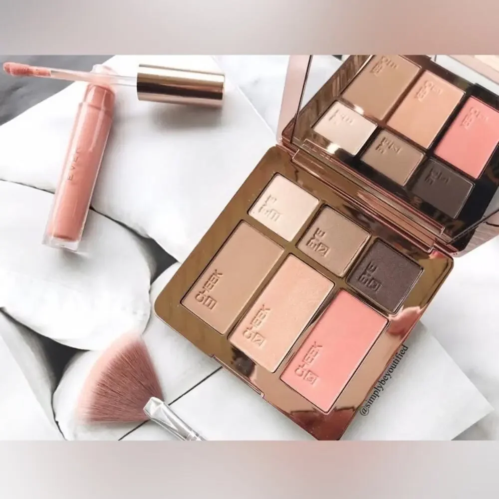 NEW EVER Bold Brave Cheek Blush Eye Eyeshadow Face Makeup Palette Clean Beauty